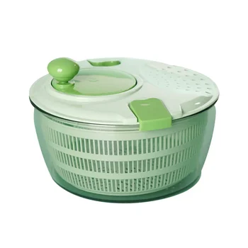 Салатная зелень Ручная сушилка для овощей Сухой салат Фрукты Чаша для мытья овощей для порций Салат Шпинат