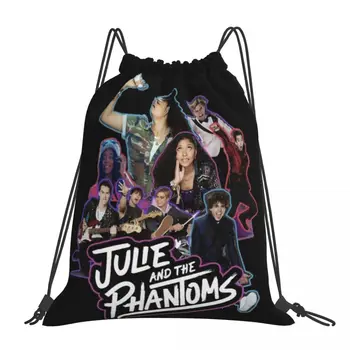 Рюкзак Julie The Phantoms 3 Для мальчиков, повседневные переносные сумки на шнурке, спортивная сумка с завязками, сумки для книг для мужчин и женщин