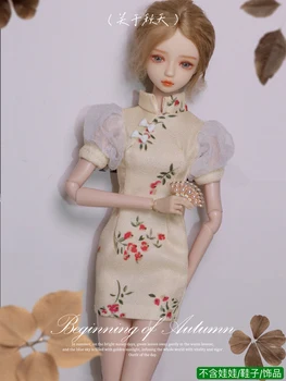 Цветочный чонсам/ 30 см кукольное платье одежда кукольная одежда модный наряд платье для 1/6 Xinyi FR ST подарок куклы Барби