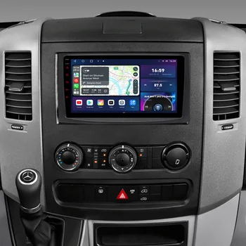 Qled 2k 8g + 256g Android Auto Carplay Автомагнитола для Volkswagen Crafter Mercedes Benz Sprinter W906 2006-2018 Gps Головное Устройство Стерео