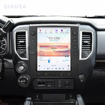 Авто Автомобиль tesla Стиль Android 12 Головное Устройство Автомобиля Радио Для Nissan titan 2010-2019 GPS мультимедийная Навигация 1920*1080 12,1 Дюйма
