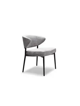 Легкое роскошное кресло в стиле постмодерн, обеденный стул в итальянском минимализме, современное простое домашнее кресло для отдыха, Дизайнерское железо, Художественное оформление.