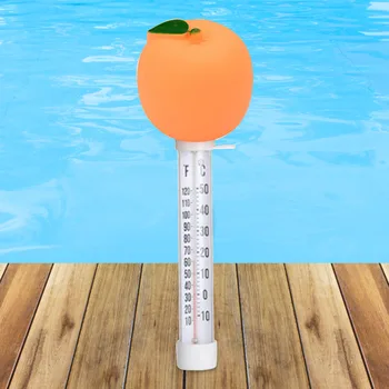 Измеритель температуры воды с мультяшным рисунком, Небьющийся термометр для бассейна, для джакузи, спа-ванны, рыбных прудов