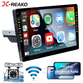 X-REAKO 1 Din автомагнитола Android 12 с 9-дюймовым экраном, интеллектуальные системы, беспроводной мультимедийный проигрыватель Bluetooth, WIFI R