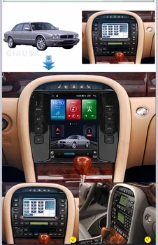 6G + 128G Android 12 Для Jaguar XJ XJL 2004-2008 Автомобильный Радиотелефон Стерео Bluetooth Мультимедийный плеер GPS Навигация Carplay 2DIN 5G