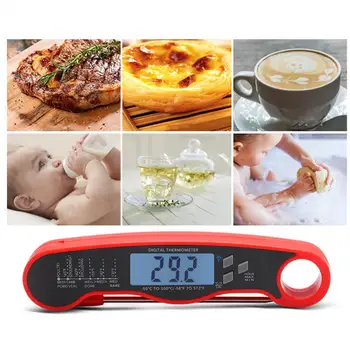 Отличный цифровой термометр для молока, чая, кофе, Многоразовый термометр для приготовления пищи, Простое управление, Кухонные принадлежности