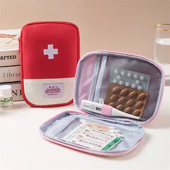 Сумка для оказания первой помощи, маленькая водонепроницаемая милая мини-сумка для хранения лекарств Kawaii, органайзер для занятий спортом, кемпинга на открытом воздухе, чрезвычайных ситуаций.