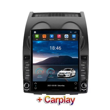 Автомобильное Радио Tesla Style Android 12 Мультимедийный Видео GPS Навигационный Плеер для Nissan Qashqai 1 J10 2006-2013 Головное Устройство Автомобиля Stere