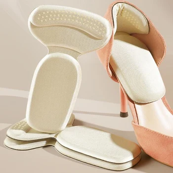 2шт Женская обувь, стельки, накладные накладки на пятки для спортивной обуви, Регулируемый размер, Противоизносные накладки для ног, защитная наклейка сзади