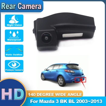Камера заднего вида CCD HD Fisheye для Mazda 3 BK BL 2003 2004 2005 2006 2007 2008 2009 2010 2011 2012 2013 Автомобильный Резервный монитор