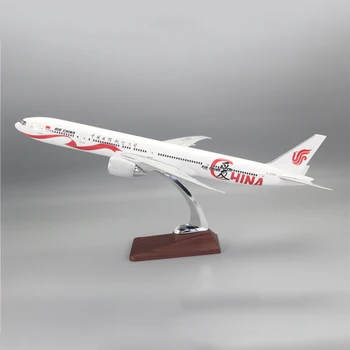 47 см Air China Boeing B777 Love China Памятный самолет в масштабе 1: 144, имитационная модель самолета, статический орнамент, Полая поделка