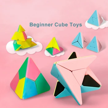 Детские Игрушки-головоломки Macaron Color Для Начинающих, Серия Magic Tower, Кубические Игрушки, Упражнения Для Координации рук и мозга, Игровые Игрушки