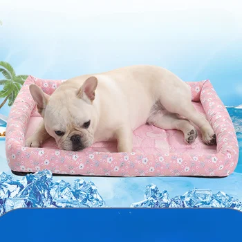 Подушка для летней кровати для кошек, летний коврик-охладитель, охлаждающие подушечки для собак, Летняя Ледяная подстилка для собак, охлаждающий коврик для домашних животных из ротанга