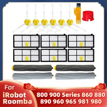 Основная и Боковая Щетка Hepa-Фильтра для iRobot Roomba 800 900 Серии 860 880 890 960 965 981 980 Аксессуары Для Робота-Пылесоса