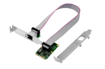 Сетевые карты Сетевая карта Mini PCI-E 1000 Мбит/с Gigabit Ethernet 10/100/1000 М Сетевой адаптер RJ45 LAN для компьютера ПК