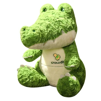 25-45 см, высококачественная подушка с изображением крокодила из мультфильма, Плюшевая игрушка для девочек, Мягкие Милые Зеленые мягкие игрушки животных, подушка для сна детей