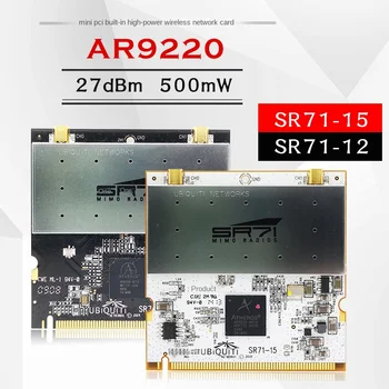 Новая беспроводная сетевая карта SR71-15/SR71-12 AR9220 Mini PCI мощностью 500 МВт 2.4G/5G