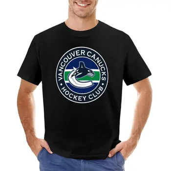 Футболка CanucksCity, футболка оверсайз, быстросохнущая футболка, мужская хлопчатобумажная футболка
