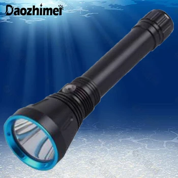 XHP70.2 Желтый/белый свет 6000 лм Подводный тактический фонарь для дайвинга Мощный водонепроницаемый фонарик для подводного плавания Scuba 26650