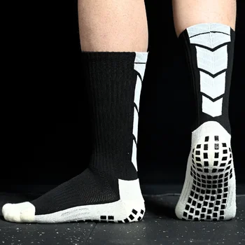 Футбольные мужские носки Противоскользящие накладки для футбола баскетбола Спортивные носки с захватом