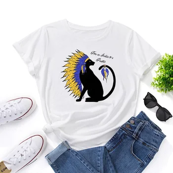 Модная женская хлопковая футболка с короткими рукавами и животным рисунком, повседневные свободные топы больших размеров с круглым вырезом
