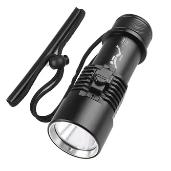 Водолазный фонарик с ручной веревкой, водонепроницаемый профессиональный фонарь для подводного плавания