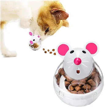 Игрушка для домашних животных, питатель для протечек корма, лакомый шарик, милые игрушки для маленьких мышек, интерактивная игрушка для кошек, корм для медленного кормления.