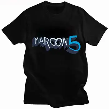 Maroon 5 LogoT Рубашка Мужская, Летняя Maroon 5 Уникальная футболка Y2k Kawaii Одежда Винтажная Camisa Модная Футболка Оверсайз