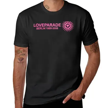 Новая футболка Loveparade, Берлин, футболки для мальчиков, топы, одежда в стиле хиппи, мужская тренировочная рубашка