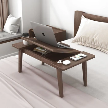 Свободно складывающийся дизайн, Регулируемый стол для ноутбука, небольшие габариты, экономичные компьютерные столы с внутренним местом для хранения