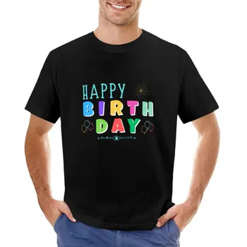 Футболка с днем рождения, летний топ, мужские футболки