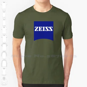 Повседневная уличная одежда с логотипом Zeiss, футболка с графическим рисунком, футболка из 100% хлопка