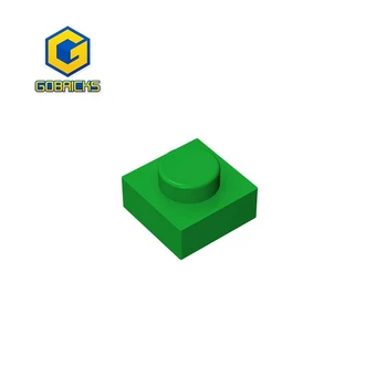 Пластина Gobricks GDS-501 1 x 1 совместима с конструктором lego 3024 30008 штук для детского конструктора 