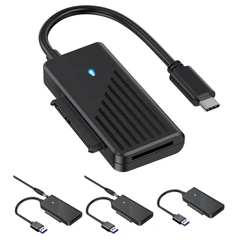 Кабель-адаптер USB3.0 на SATA, конвертер USB 3.0 в M.2 NGFF SATA со скоростью 5 Гбит/с для внешнего адаптера SSD-накопителя 2,5/3,5 дюйма, жесткого диска HDD