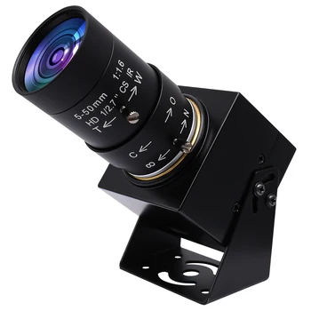 ELP 1080 P USB Камера с Микрофоном H.264 Ручной Зум Веб-Камера С Переменным Фокусным Расстоянием Объектив 2MP Безопасности ПК Камера для Ноутбука