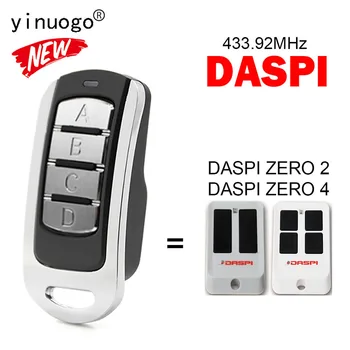 100% Клон DASPI ZERO 2 4 Дублирование пульта дистанционного управления гаражными воротами 433,92 МГц, Фиксированный код Открывания гаражных ворот, 4 кнопки Daspi