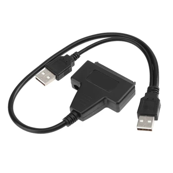 Адаптер USB 2.0 на Sata для 2,5-дюймового SSD-накопителя, кабель для преобразования жесткого диска