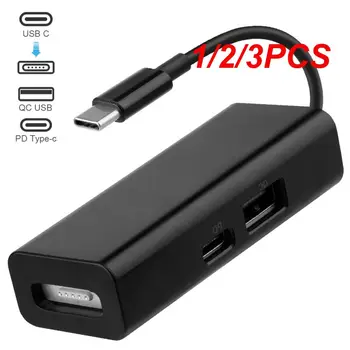 1/2/3шт в 1 Безопасный Магнитный Адаптер USB-C USB 3.1 Type-C в Конвертер Magsaf * 1/2 для Ноутбуков Macbook Ноутбуки Смартфоны