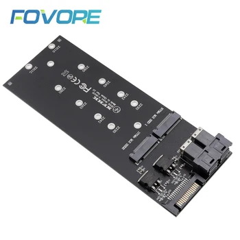 Адаптер Nvme U.2, эффективное расширение данных: 2 порта SFF-8643 U.2 Для адаптера NVMe M.2 NGFF SSD Riser Adapter - оптимизированное хранилище