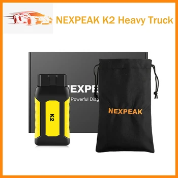 NEXPEAK K2 Сканер для тяжелых грузовиков Диагностический инструмент для грузовиков DPF Кластерная калибровка, полная система, грузовики, тракторы, дизельный сканер OBD