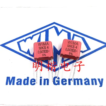 Бесплатная доставка 10шт/30шт WIMA Германия конденсатор MKS4 630V 473 0,047 МКФ 630V 47nf P = 10 мм