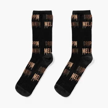 Сочащийся меланином - Black Pride - Черный и Гордый - Сочащийся Меланином Носки мужские носки хлопчатобумажные Носки для мужчин комплект Чулок милые носки