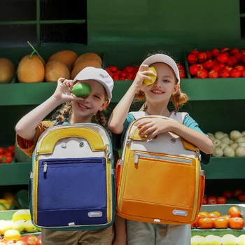 2023 Новый школьный рюкзак Xiaomi для ухода за позвоночником детей, уменьшающий нагрузку от первого до шестого класса, Легкий рюкзак в подарок