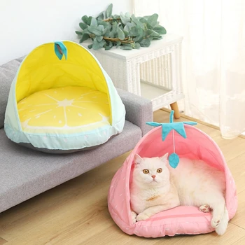 Палатка-кровать для кошек General Teepee, Полузакрытый Кошачий домик для домашних животных, Палатка для маленьких собак