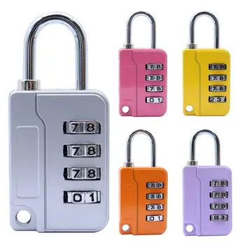 4-значный пароль, противоугонный кодовый замок, дорожный багаж, рюкзак, мини-замок на молнии, инструмент безопасности для шкафа в общежитии